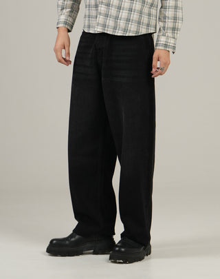 Baggy fit Denim - Charcoal Black