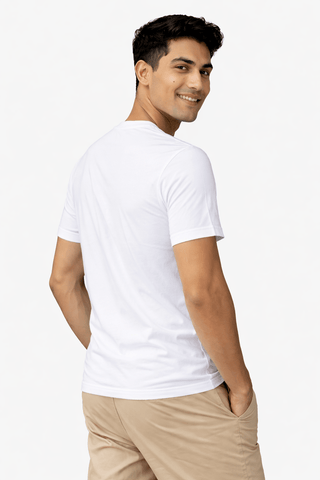 Supima Cotton Crew Neck T-Shirt - White