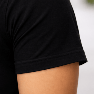 Supima Cotton Crew Neck T-Shirt - Black
