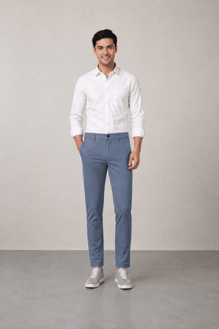 The Regular Fit Daylong Chino - Clouded Axe