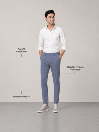 The Regular Fit Daylong Chino - Clouded Axe