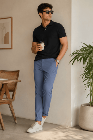 The Regular Fit Daylong Chino - Clouded Axe