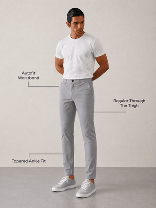 The Regular Fit Daylong Chino - Stone Mouse