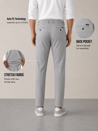 The Regular Fit Daylong Chino - Stone Mouse
