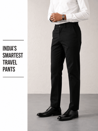 The Regular Fit Travel Chino - Black