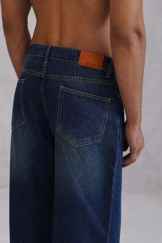 Straight fit Denim- Vintage Blue
