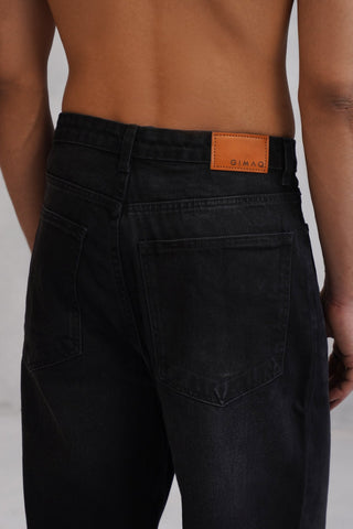 Baggy fit Denim - Charcoal Black