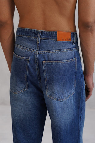 Baggy fit Denim - Mid Blue