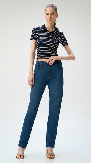 Slim fit City Denim for her- Alaska dark Blue