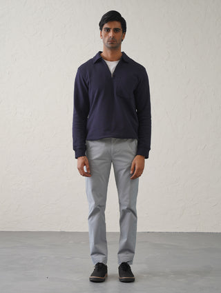 The Regular Fit Daylong Chino - Stone Mouse