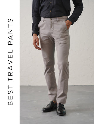The Regular Fit Travel Chino - Grey