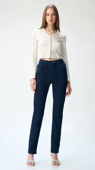 Slim fit City Denim for her- Jodhpur Blue Minus One