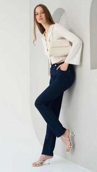 Slim fit City Denim for her- Jodhpur Blue Minus One