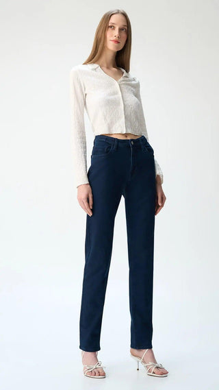 Slim fit City Denim for her- Jodhpur Blue Minus One