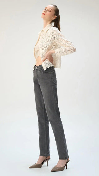 Slim fit City Denim for her- London Grey Minus One