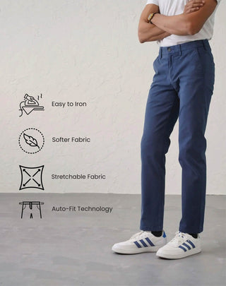The Regular Fit Daylong Chino - Knight Blue