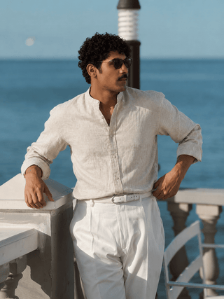 Solid Yellow Cotton Shirt – Regular Fit, Full Sleeves