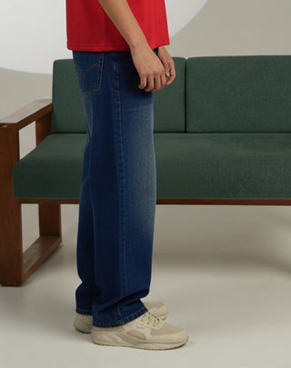 Straight fit Denim- Vintage Blue