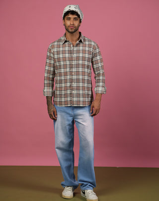 Straight fit Denim- Washed Blue