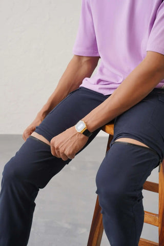The Regular Fit Detachable Cargo Pants - Navy Minus One