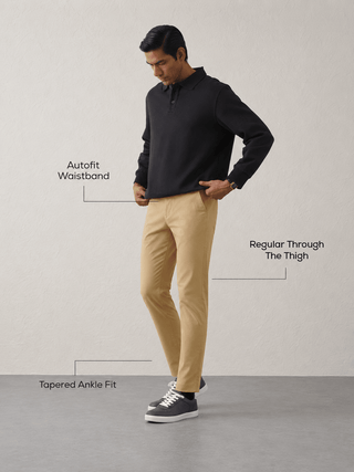 The Regular Fit Daylong Chino - Old Camel