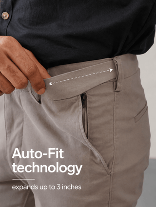 The Slim Fit Travel Chino - Grey