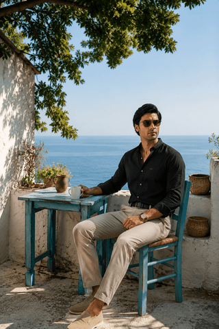 The Slim Fit Travel Chino - Grey