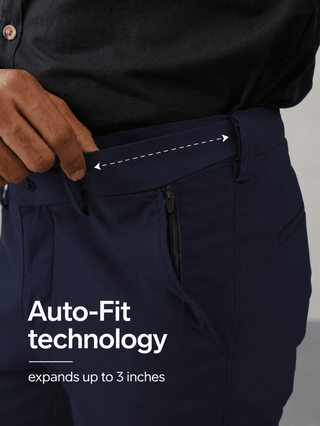 The Slim Fit Travel Chino - Navy