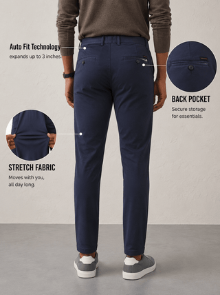 The Regular Fit Daylong Chino - Night Navy