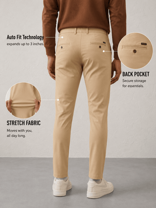 The Slim Fit Daylong Chino - Old Camel