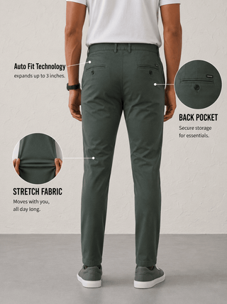 The Slim Fit Daylong Chino - Stained Olive