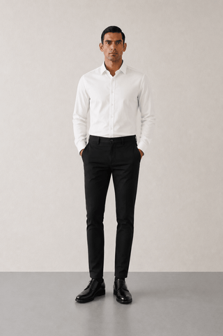 The Slim Fit Travel Chino - Black