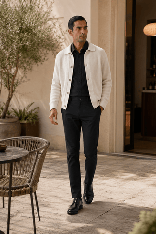 The Slim Fit Travel Chino - Black