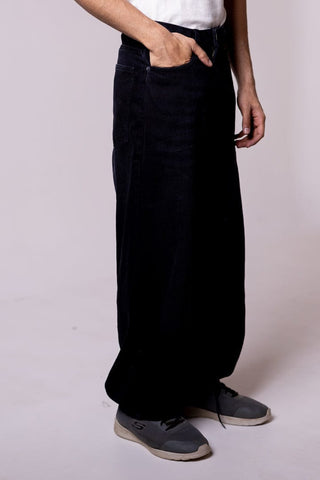 Baggy fit Denim - Charcoal Black - Gimaq - The magic shuffle!