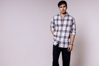 Black White Checkered Shirt - Gimaq - The magic shuffle!