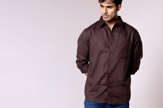Coffee Brown Shirt - Gimaq - The magic shuffle!