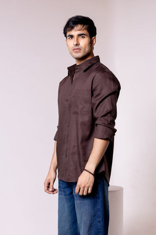 Coffee Brown Shirt - Gimaq - The magic shuffle!