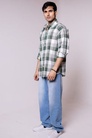 Green White Checkered Shirt - Gimaq - The magic shuffle!