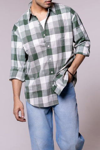 Green White Checkered Shirt - Gimaq - The magic shuffle!