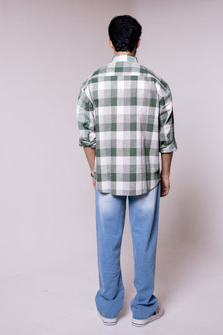Green White Checkered Shirt - Gimaq - The magic shuffle!