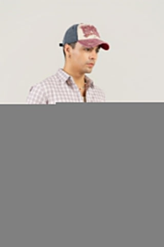 Lavender Checkered Cotton Shirt – Full Sleeve, Regular Fit - Gimaq - The magic shuffle!