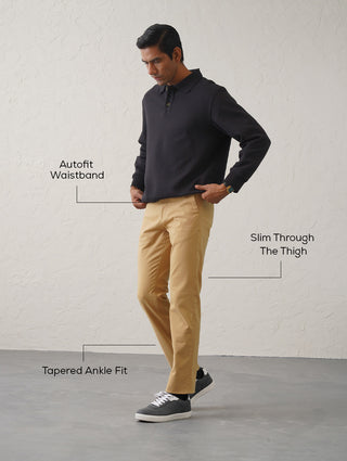 The Regular Fit Daylong Chino - Old Camel