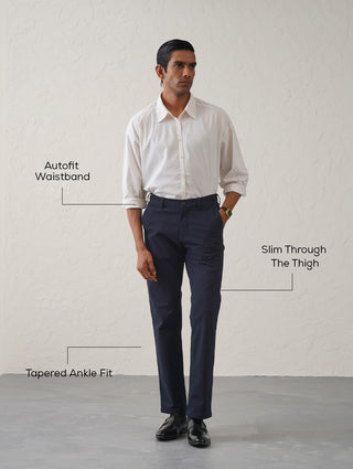 The Slim Fit Travel Chino - Navy