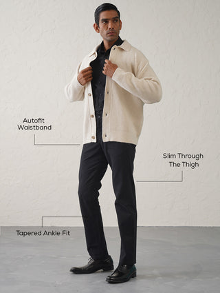 The Slim Fit Travel Chino - Black