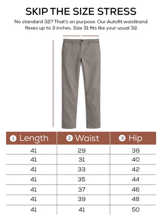 The Regular Fit Travel Chino - Grey