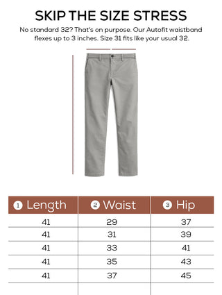 The Slim Fit Daylong Chino - Naked Elephant