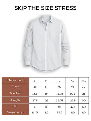 White Striped Organic Cotton Shirt – Button-Down Collar | Regular Fit