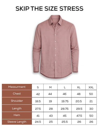 Red Tencel Shirt – Regular Fit