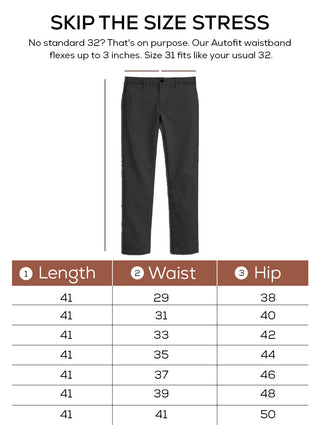 The Slim Fit Travel Chino - Black