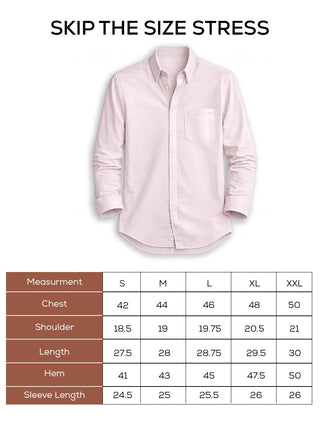 Pink Oxford Cotton Shirt – Regular Fit